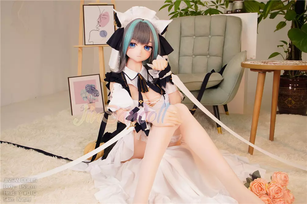 WM S-TPE 159cm (5ft2) Anime TPE Sex Doll with PVC Head #Y010